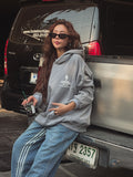 Trackline wide denim pants