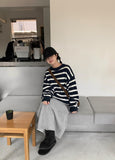 Ichimo banding brushed fleece cargo long skirt