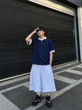 Plain Over Soccer Collar Tee