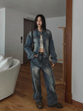 Lundy Dekki Biker Denim Jacket