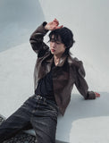 Monochrome Max Leather Jacket