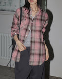 Stu Strawberry Chocolate Latte Pink Check Shirt
