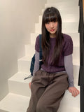 Shuel Wool Cable Short Sleeve Knit