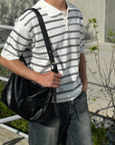 Luca Punching Short Sleeve Collar Knit