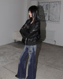 [Lining Fur] VICOM Vintage Leather Blouson Jacket