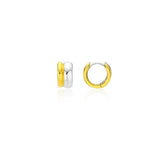 Champagne Full Moon Silver (C) Duo Earrings S