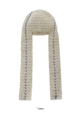 LONG STRAP KNITTED HAT