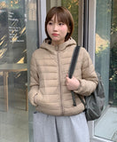 Qpo Hood Lightweight Padding Jumper