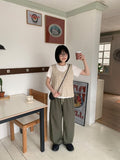 [unisex] Light Banding Pin Tuck Linen Wide Pants - Linen 60