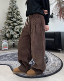 Bael Pintuck Corduroy Banding Pants