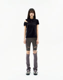 Button Slit Leg Warmer