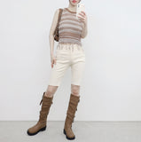 Mijeune Fringe Sleeveless Knitwear