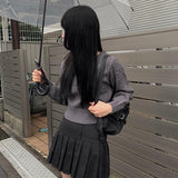 Hido Cable V-neck Knit