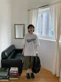 [unisex] Muho Printing Over Short Sleeve T-shirt