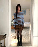 [Belt set] Leah Suede Two-Belt Tassel Mini Skirt