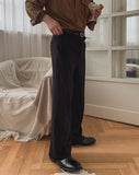 Eden One-Tuck Semi Bootcut Slacks