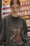 Magic Zoo Raglan Pigment Sweatshirt