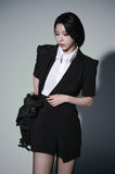 Modern Double Blazer Jumpsuit