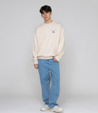 Puppy Face Small Drawing Smile Sweatshirt