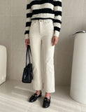 Verjus semi-straight fit cotton pants