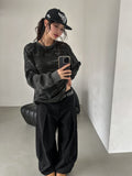 Tiff Damage Camo Waffle Sweatshirt