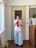 Rippat Banding Cargo Nylon Wide Pants