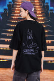 Non Slip Embroidery Short Sleeve T-shirt