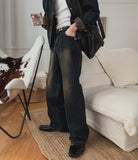 Vir Center Crease Garment Bootcut Denim