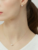 Nova 10K(Y) Pearl Earrings