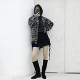 pinna strap shirring skirt