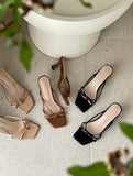 Jyubeulri strap sandal heel (6 cm)