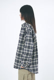 Daily heavy over glen check shirt