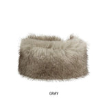 Senne two-tone fur hairband