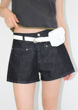 (2-WAY) LEATHER BELT BAG