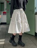 Hush Frill Tiered Long Skirt