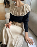 Evea A-line knit skirt