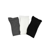 See-through basic rib long socks