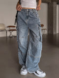 (UNISEX) Most Cargo Denim Pants