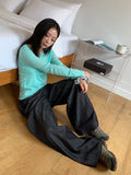 Garanki Non-Faded Wide Denim Pants