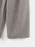 Soft knit wide pants