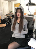 Bacca Slim Cable Hood Knit