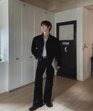 Winter Velvet Flare Pants