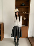 Kemba Ribbon Frill Lace Blouse