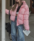 Damage Crop V-neck Cardigan