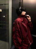 1+1 Ultra Light High-Neck Side Track Windbreaker