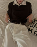 Clay Collar Short Sleeve Tee