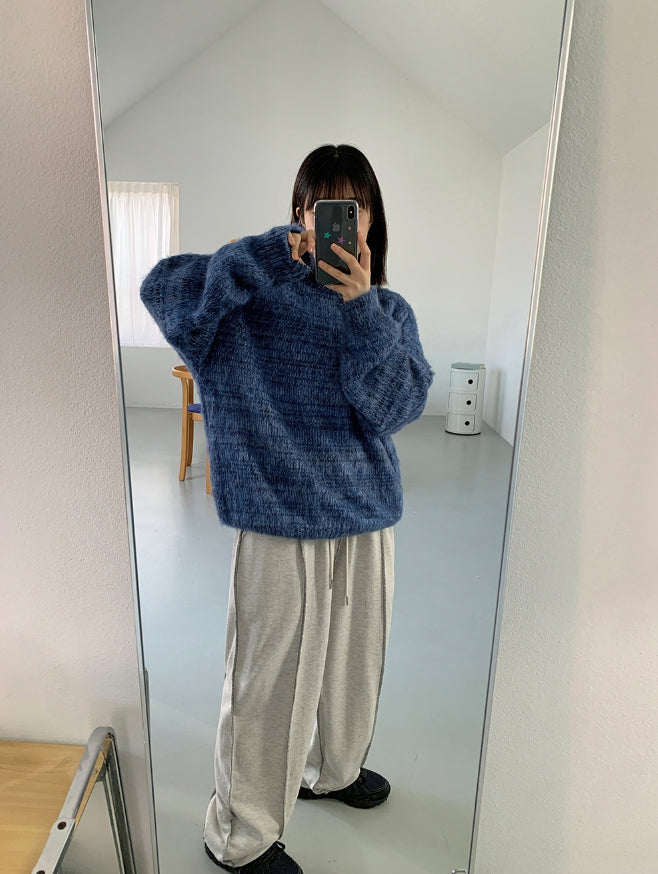 【BAON】[unisex] banding stitch line brushed training pants 0001_4f61bc23-1b7e-4bd1-a3a9-
