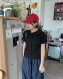 [unisex] Menteki Summer Banding Raw Denim Wide Pants
