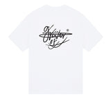 Sign Blue Lettering Back Logo Short Sleeve Tee
