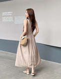 Keds Sleeveless Flare Long One Piece (Belt Set)